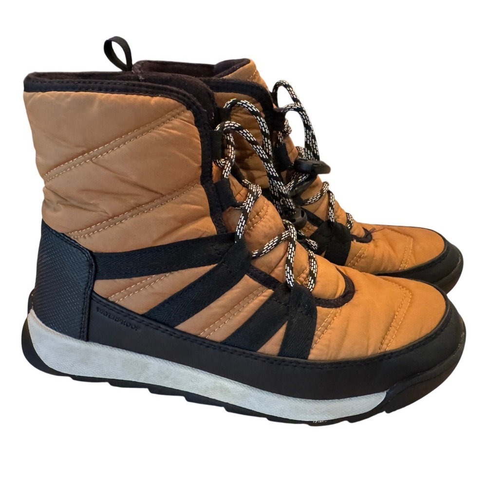 Sorel Whitney II Short Lace‎ Waterproof Winter Boots Tan Black 5 Neutral Comfort